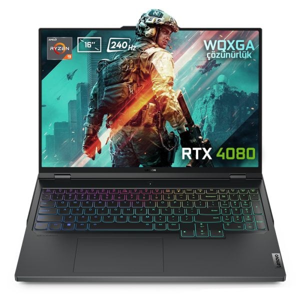 Lenovo Legion Pro7 16arx8h 82ws003ntr Amd Ryzen 9 7945hx 32gb 1tb Ssd Rtx4080 12gb 16 Inc 240hz Wqxga Freedos Gaming Laptop