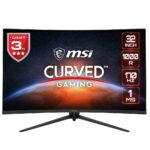 MSI G321CQP E2 31.5 inç 170Hz 1ms 2K WQHD Adaptive Sync VA Kavisli Pivot Gaming Monitör