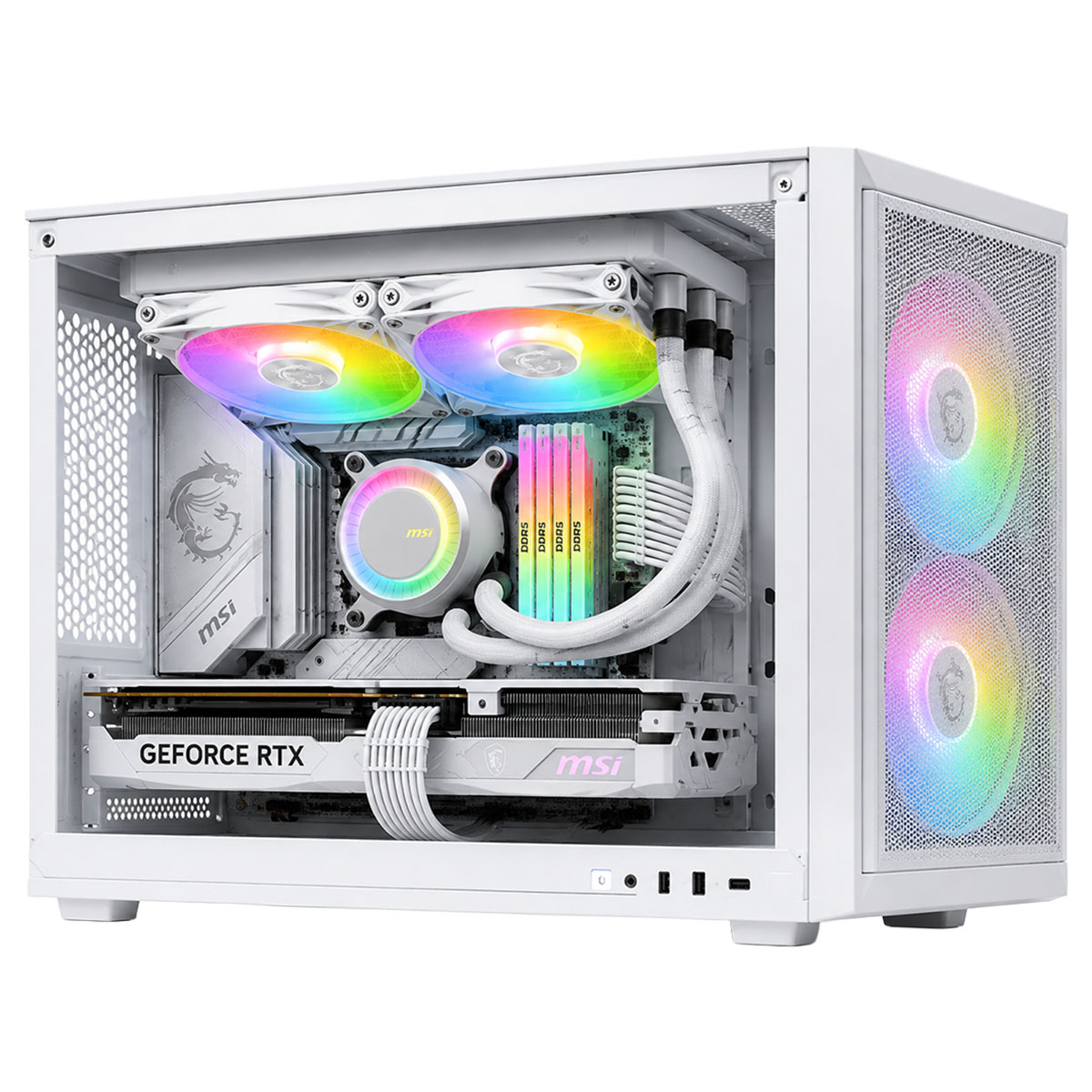 MSI MAG CoreLiquid E240 ARGB 240mm Intel-AMD Uyumlu Beyaz İşlemci