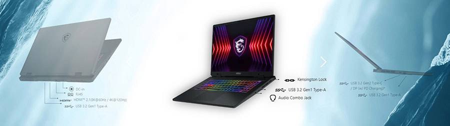 MSI SWORD 17 HX B14VGKG-054XTR Gaming Laptop a20