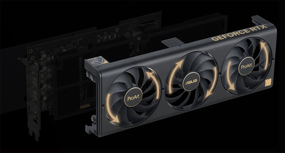 ProArt GeForce RTX™ 4070 Ti SUPER 16GB GDDR6X OC Edition ASUS ProArt GeForce RTX 4070 Ti SUPER OC 16GB Ekran Kartı a7