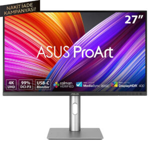 Asus Proart Pa279crv 27 Inç 60hz 5ms 4k Uhd Adaptive Sync Hdr400 Ips Pivot Monitör 1