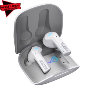 ASUS ROG Cetra True Wireless Beyaz kablosuz kulaklıklar, yüksek ses kalitesi ve rahat kullanım sunar. Oyun ve müzik deneyimini geliştiren şık tasarım ve gelişmiş özellikler içerir.