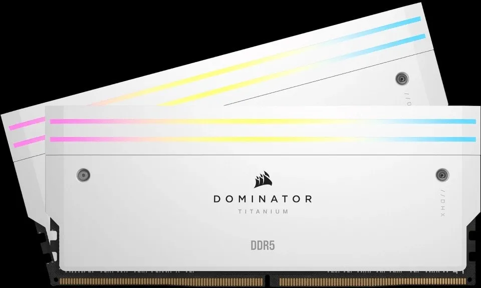 Corsair Dominator Titanium Rgb 48gb 2x24gb 7000mhz Cl36 Intel Xmp 3 0 Ddr5 Beyaz Ram Cmp48gx5m2b7000c36w Yh6