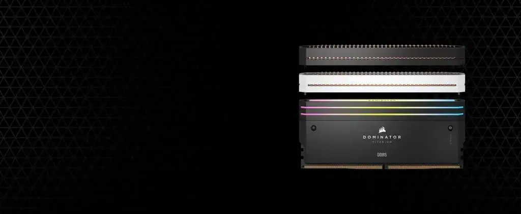Corsair Dominator Titanium Rgb 48gb 2x24gb 7200mhz Cl36 Intel Xmp 3 0 Ddr5 Beyaz Ram Cmp48gx5m2x7200c36w Yh3