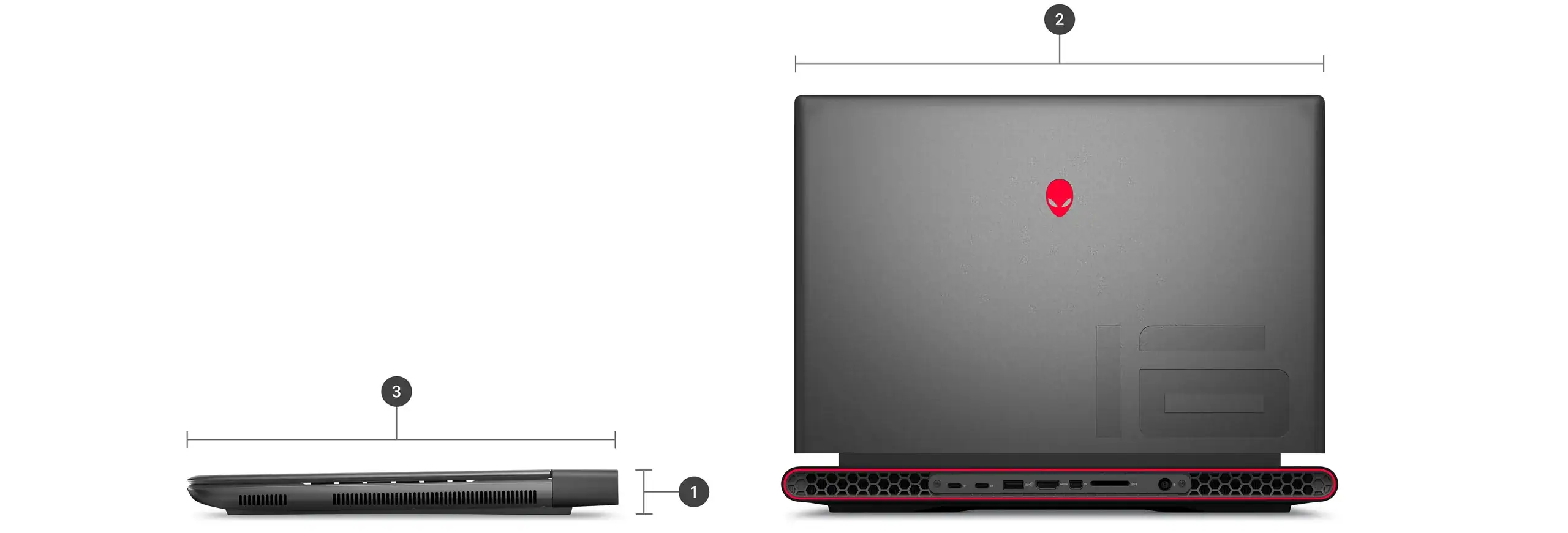 Dell Nb Gaming Aw M16 R1 Awm16amdr9hx80wh Amd Ryzen 9 7845hx 32gb Ddr5 1tb Ssd Rtx4080 12gb 16 Inc 240hz Qhd W11 Home Gaming Laptop Yh14