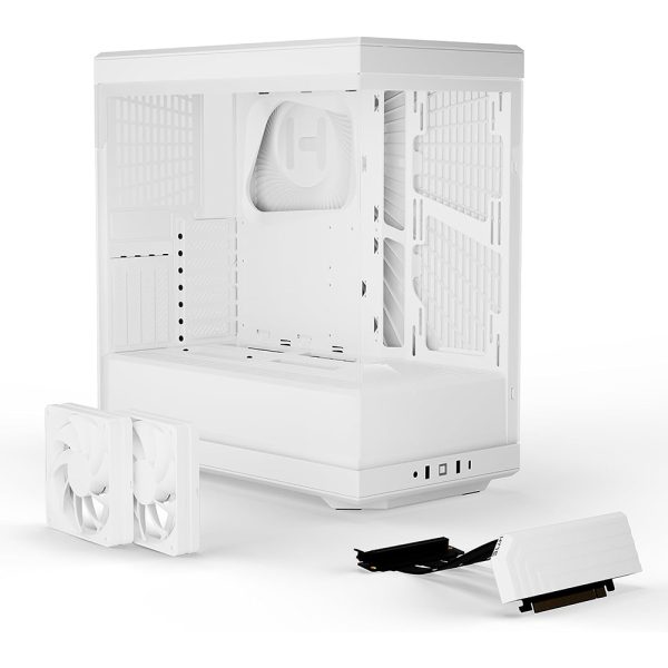 Hyte Y40 Beyaz Temperli Cam Usb 3 2 Atx Mid Tower Gaming Kasa Cs Hyte Y40 Ww 4
