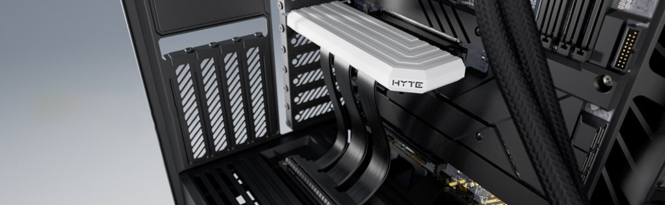 Hyte Y40 Siyah Beyaz Temperli Cam Usb 3 2 Atx Mid Tower Gaming Kasa Cs Hyte Y40 Bw H6