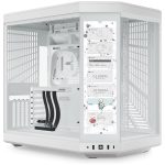 HYTE Y70 Touch Beyaz Temperli Cam USB 3.2 E-ATX Dual Chamber Mid Tower Dokunmatik Ekranlı Gaming Kasa (CS-HYTE-Y70-WW-L)