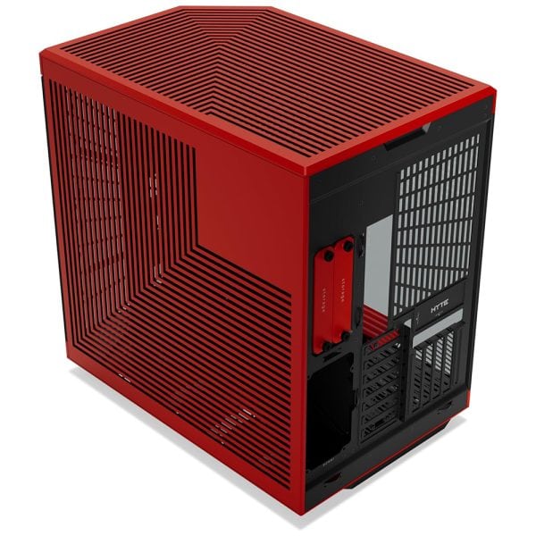 Hyte Y70 Touch Siyah Kirmizi Temperli Cam Usb 3 2 E Atx Dual Chamber Mid Tower Dokunmatik Ekranli Gaming Kasa Cs Hyte Y70 Br L 4