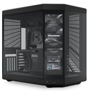 Hyte Y70 Touch Siyah Temperli Cam Usb 3 2 E Atx Dual Chamber Mid Tower Dokunmatik Ekranli Gaming Kasa Cs Hyte Y70 B L