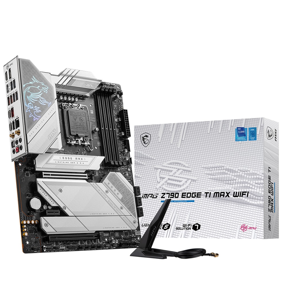Msi Mb Mpg Z790 Edge Ti Max Wifi 7800mhz Oc Ddr5 Soket Lga1700 M 2 Hdmi Dp Atx Anakart