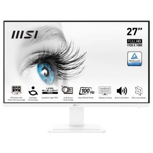 Msi Pro Mp273aw 27 Inc 100 Hz 1 Ms Fhd Ips Beyaz Monitor