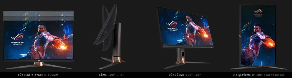 ASUS ROG Swift PG27UQR Gaming Monitör h15