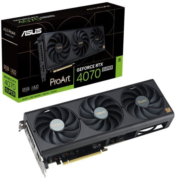 ASUS ProArt GeForce RTX 4070 SUPER 12GB Ekran Kartı h3