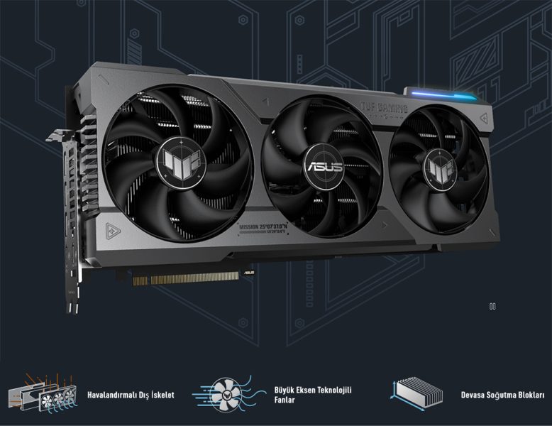 ASUS TUF Gaming GeForce RTX 4080 SUPER 16GB Ekran Kartı a4