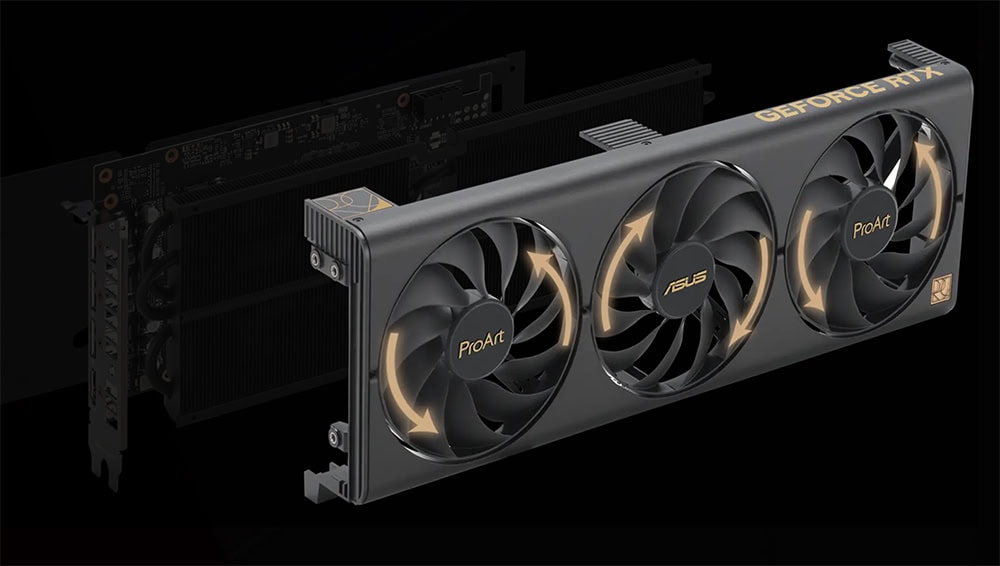 ASUS ProArt GeForce RTX 4070 SUPER 12GB Ekran Kartı h7