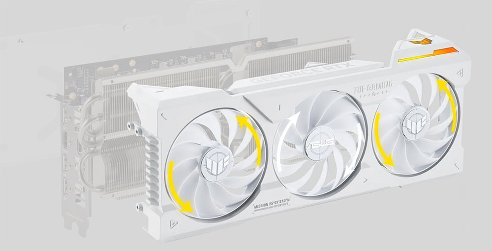 ASUS TUF Gaming GeForce RTX 4070 Ti SUPER OC 16GB Beyaz Ekran Kartı a7