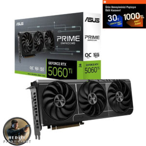 Asus Prime Geforce Rtx 5060 Ti Oc 16gb Gddr7 128 Bit Dlss 4 Ekran Kartı 007 First Light Hediyeli 1