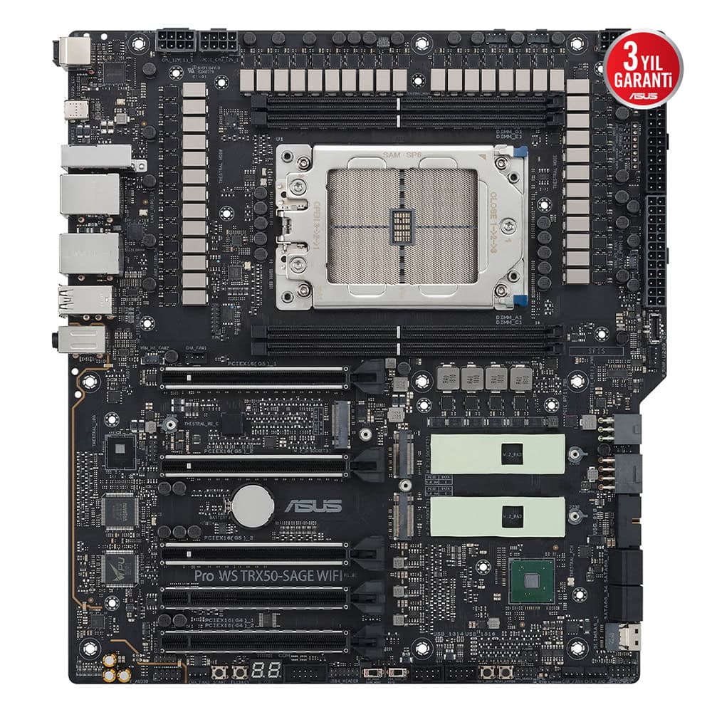 ASUS PRO WS TRX50-SAGE WIFI DDR5 Soket sTR5 M.2 WiFi CEB Anakart