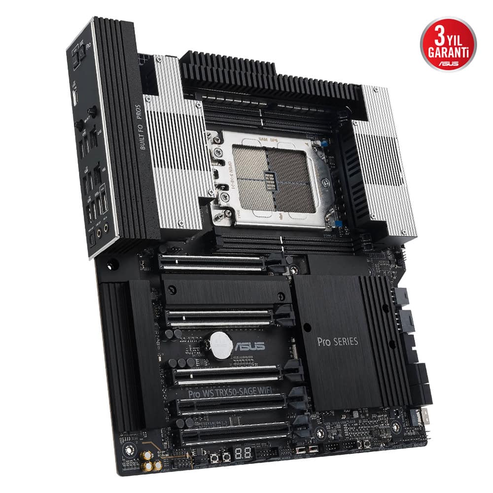 ASUS PRO WS TRX50-SAGE WIFI DDR5 Soket sTR5 M.2 WiFi CEB Anakart