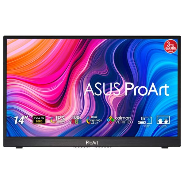 Asus Proart Pa148ctv 14 Inc 60hz 5ms Full Hd Ips Tasinabilir Monitor Y2
