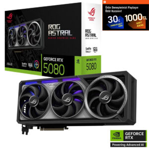 Asus Rog Astral Geforce Rtx 5080 16gb Gddr7 256 Bit Dlss 4 Ekran Kartı 1