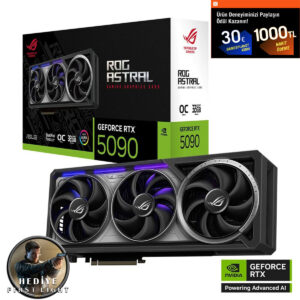 Asus Rog Astral Geforce Rtx 5090 Oc 32gb Gddr7 512 Bit Dlss 4 Ekran Kartı 007 First Light Hediyeli 1