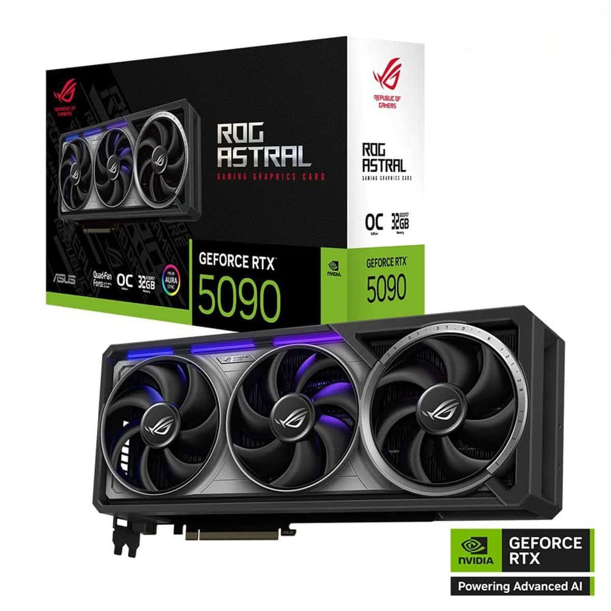 Asus Rog Astral Geforce Rtx 5090 Oc 32gb Gddr7 512 Bit Dlss 4 Ekran Karti Control Resonant Hediyeli 1