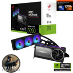 Asus Rog Astral Lc Geforce Rtx 5090 Oc 32gb Gddr7 512 Bit Dlss 4 Sıvı Soğutuculu Ekran Kartı 007 First Light Hediyeli 1