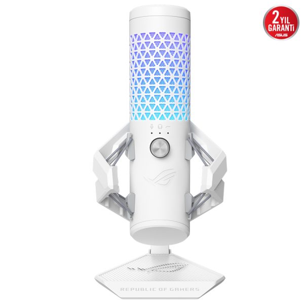 Asus Rog Carnyx Aura Rgb Condenser Beyaz Gaming Mikrofon Y2