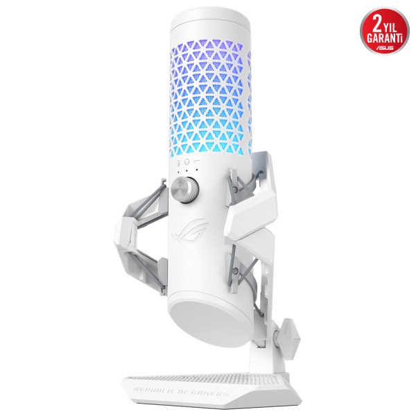 Asus Rog Carnyx Aura Rgb Condenser Beyaz Gaming Mikrofon Y3