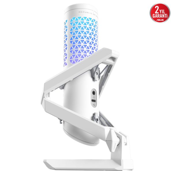 Asus Rog Carnyx Aura Rgb Condenser Beyaz Gaming Mikrofon Y5