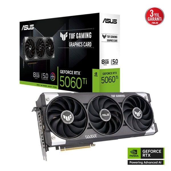 Asus Tuf Gaming Geforce Rtx 5060 Ti 8gb Gddr7 128 Bit Dlss 4 Ekran Karti 2
