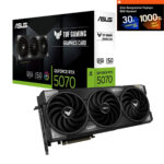 ASUS TUF Gaming GeForce RTX 5070 12GB GDDR7 192 Bit DLSS 4 Ekran Kartı - PRAGMATA Hediyeli