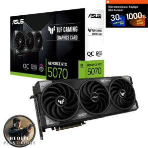 Asus Tuf Gaming Geforce Rtx 5070 Oc 12gb Gddr7 192 Bit Dlss 4 Ekran Kartı 007 First Light Hediyeli 1
