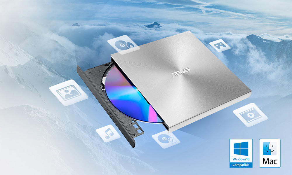 ASUS ZenDrive-U8M SDRW-08U8M-U Siyah DVD Yazıcı h1
