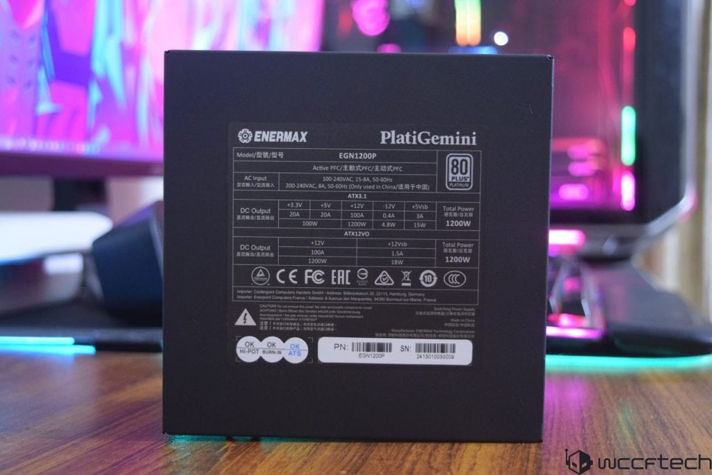 Enermax Platigemini 1200w 80 Plus Platinum Amp D F 12 Revolution 850w 80 Plus Gold Psu Izlenimleri Atx 3 1 Amp 12v 26 Hazir 20