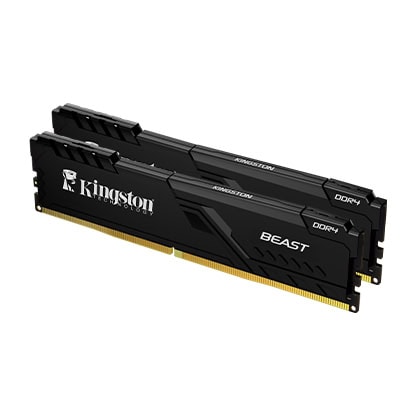 Kingston Beast Black 16GB (2x8GB) DDR4 Ram h2