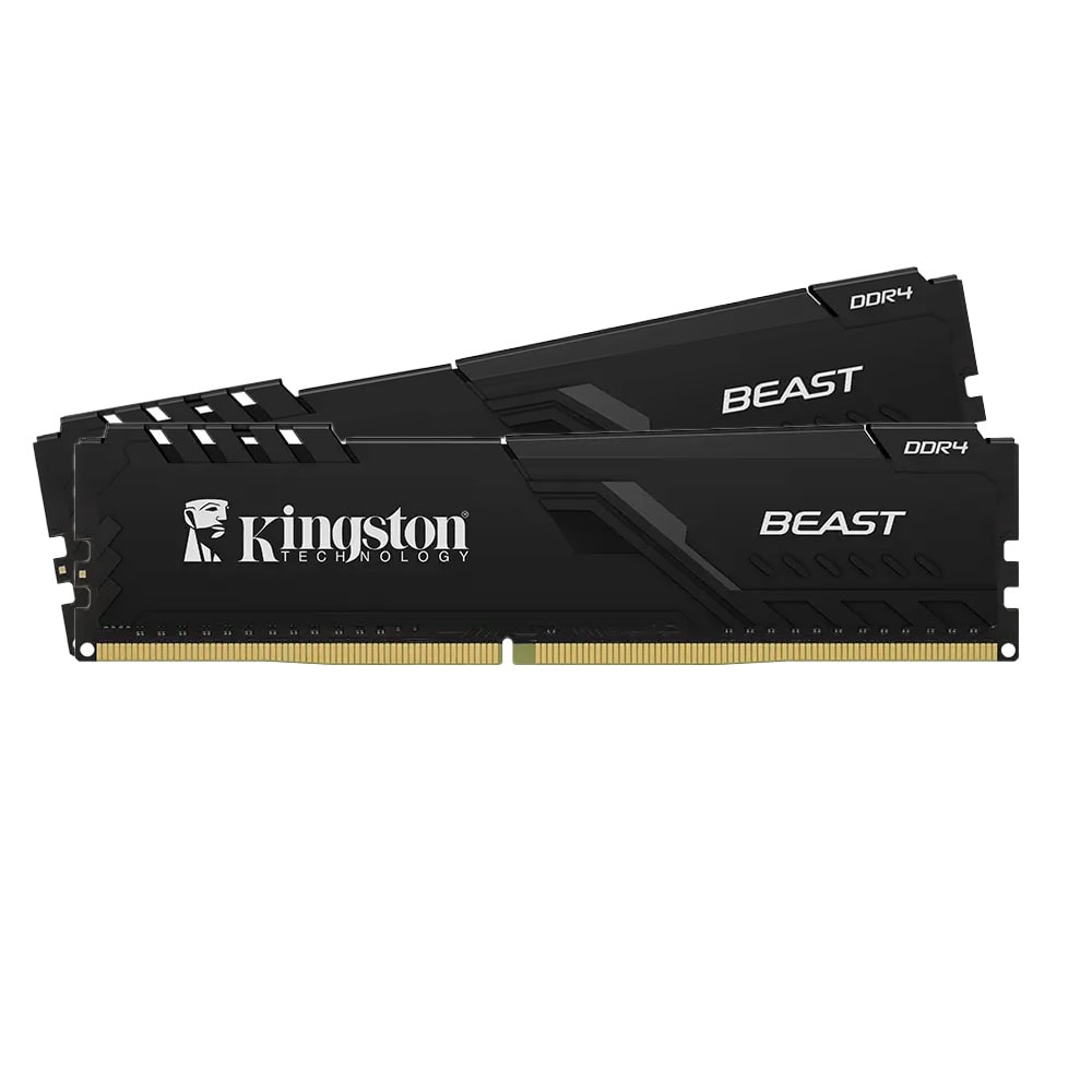 Kingston Beast Black 32gb 2x16gb 3200mhz Cl16 Intel Xmp 2 0 Ddr4 Ram Kf432c16bbk2 32tr Y1
