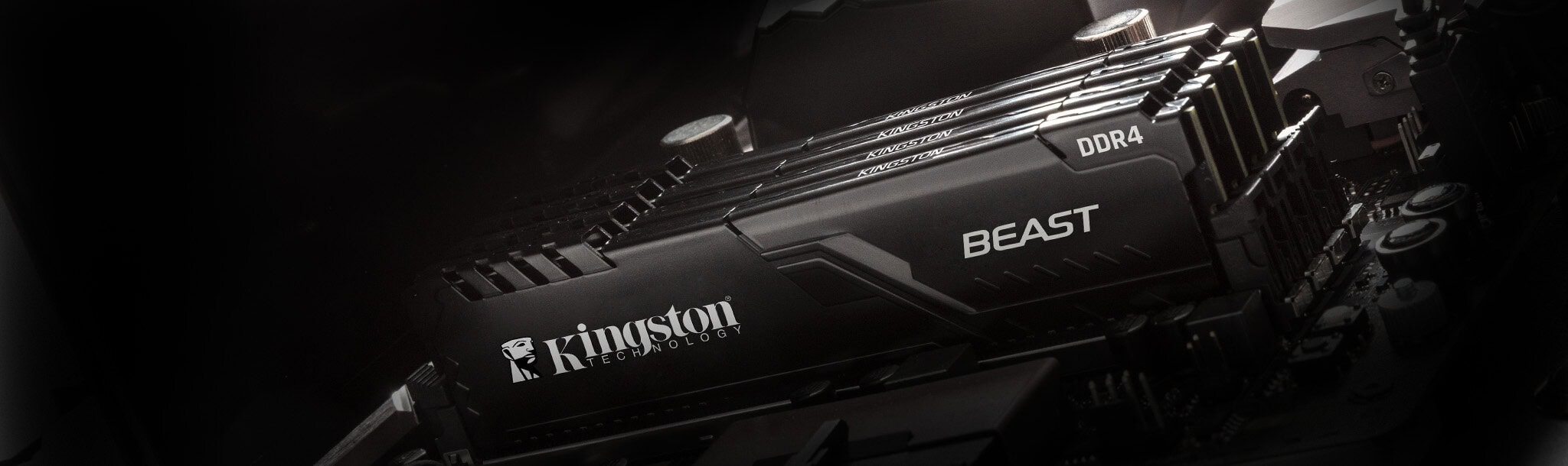 Kingston Beast Black 32GB Ram (KF432C16BB/32TR) yh6