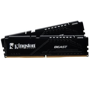 Kingston Beast Black 64gb 2x32gb 5200mhz Cl36 Intel Xmp 3 0 Ddr5 Ram Kf552c36bbek2 64tr Y1