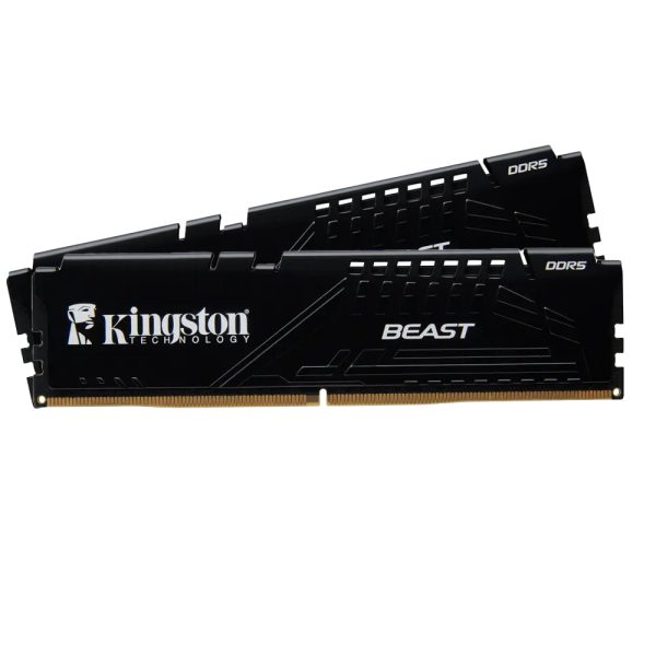 Kingston Beast Black 64gb 2x32gb 5200mhz Cl36 Intel Xmp 3 0 Ddr5 Ram Kf552c36bbek2 64tr Y1