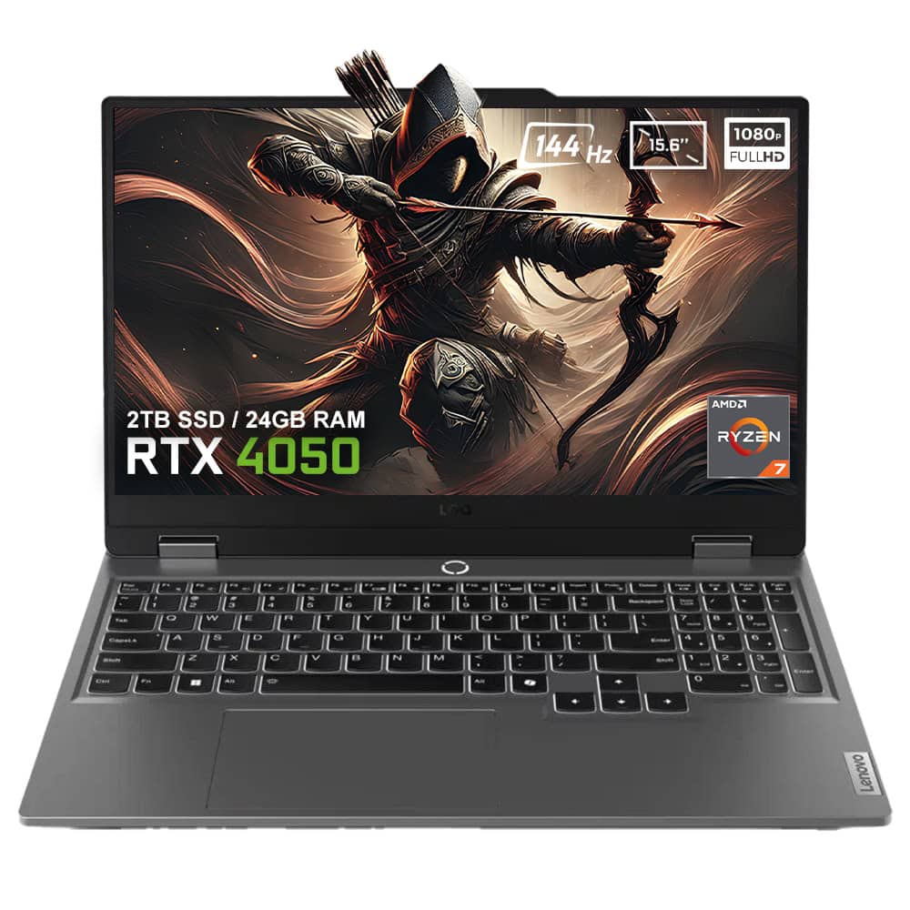 Lenovo Loq 15arp9 83jc006atrv4 Amd Ryzen 7 7435hs 24gb Ddr5 2tb Ssd Rtx4050 6gb 15 6 Inc 144hz Full Hd Freedos Gaming Laptop Yh1