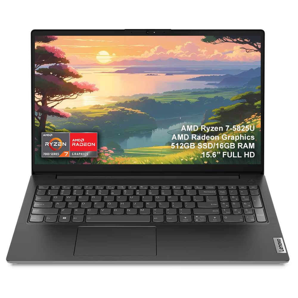 Lenovo V15 Aba 82tv004ltxv1 Ryzen 7 5825u 16gb 512gb Ssd Radeon Graphics 15 6 Inc Full Hd Freedos Laptop 1
