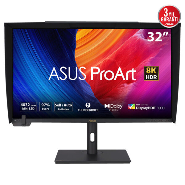 Asus Proart Display Pa32kcx 32 Inç 60hz 5ms 8k Uhd Adaptive Sync Ips Pivot Profesyonel Monitör 2
