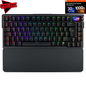 ASUS ROG Azoth Extreme ROG NX Snow Switch 8K Hz RGB Kablosuz Mekanik Gaming Klavye, yüksek performans ve renkli RGB aydınlatma ile oyun deneyimini artırır.