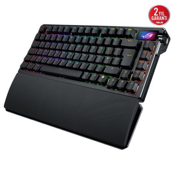 ASUS ROG Azoth Extreme ROG NX Snow Switch 8K Hz RGB Kablosuz Mekanik Gaming Klavye, yüksek performans ve renkli RGB aydınlatma ile oyun deneyimini artırır.