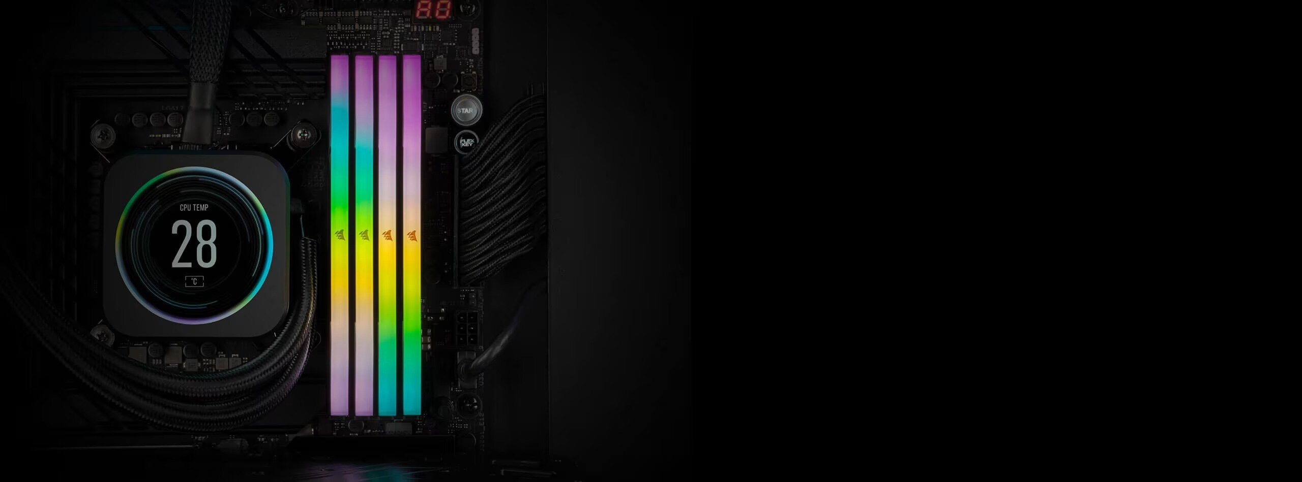 Corsair Vengeance 64gb (2x32gb) 6600mhz Cl32 Ddr5 Siyah Ram (cmh64gx5m2b6600c32) H2