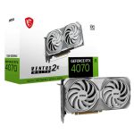 MSI GeForce RTX 4070 Ventus 2X OC 12GB GDDR6X 192 Bit DLSS 3 Beyaz Ekran Kartı